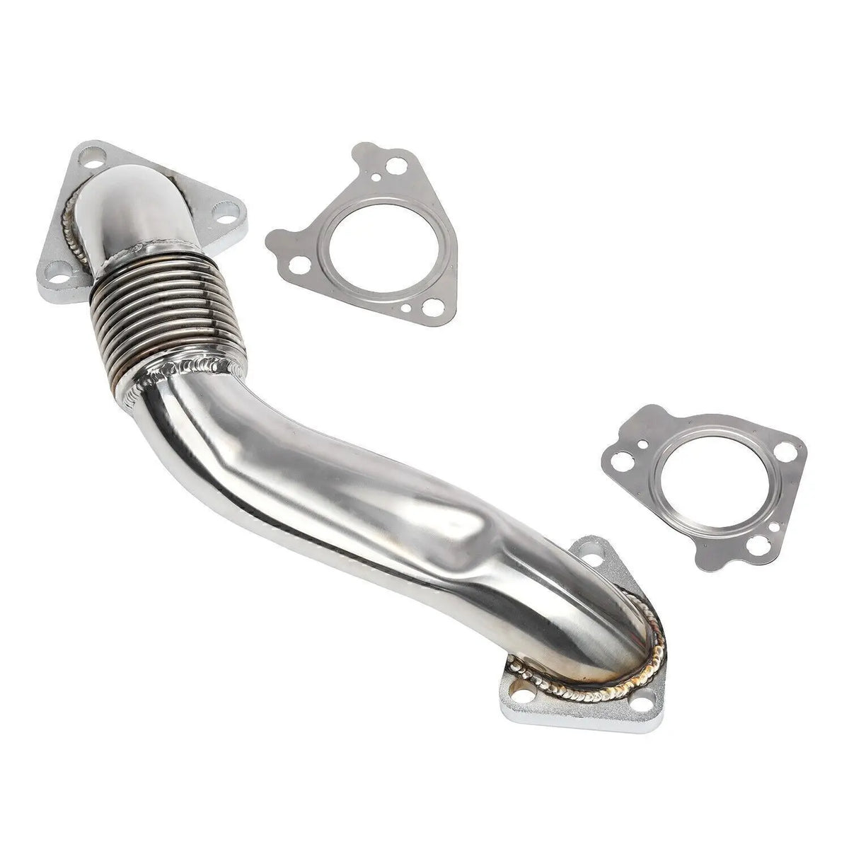 Exhaust Passenger Side Up-pipe For 2001-2016 LB7 LLY LBZ LMM LML 6.6L Duramax