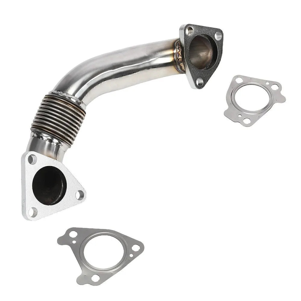 Exhaust Passenger Side Up-pipe For 2001-2016 LB7 LLY LBZ LMM LML 6.6L Duramax