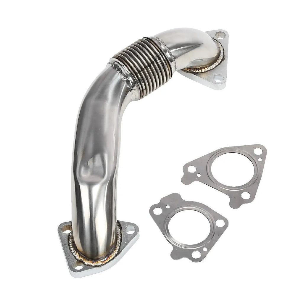 Exhaust Passenger Side Up-pipe For 2001-2016 LB7 LLY LBZ LMM LML 6.6L Duramax