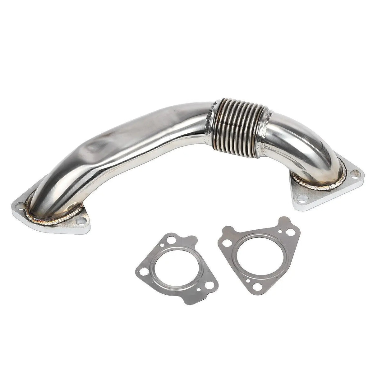 Exhaust Passenger Side Up-pipe For 2001-2016 LB7 LLY LBZ LMM LML 6.6L Duramax